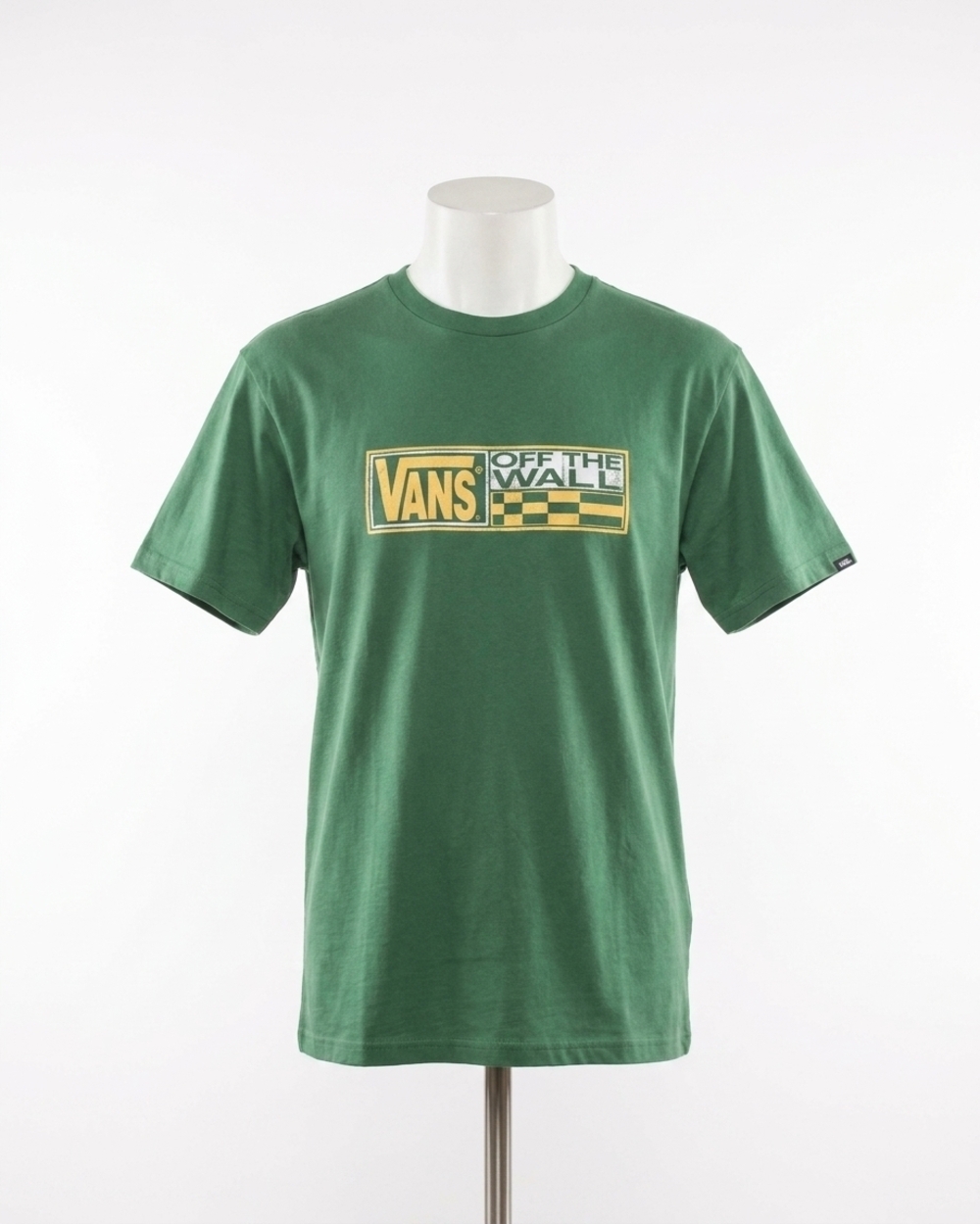 NEW VANS men's hi stretch short sleeve top in br1-fairway green